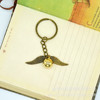 Harry movie Golden Flying Thieves Ball Ball Wing Key Ring Ring Key Ring Gift Buckle Chain