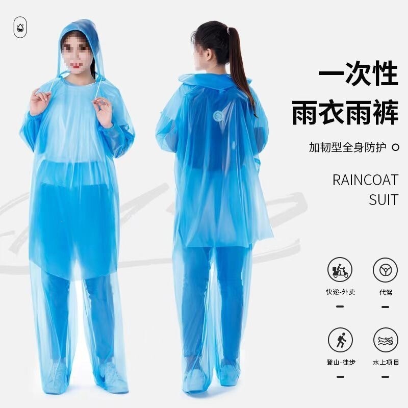 Unisex Disney disposable raincoat with buttons, one-size-fits-all, suitable for water parks and rafting, European and American wholesale model, portable for travel Unisex Disney disposable raincoat with buttons, one-size-fits-all, suitable for water parks and rafting, European and American wholesale model, portable for travel