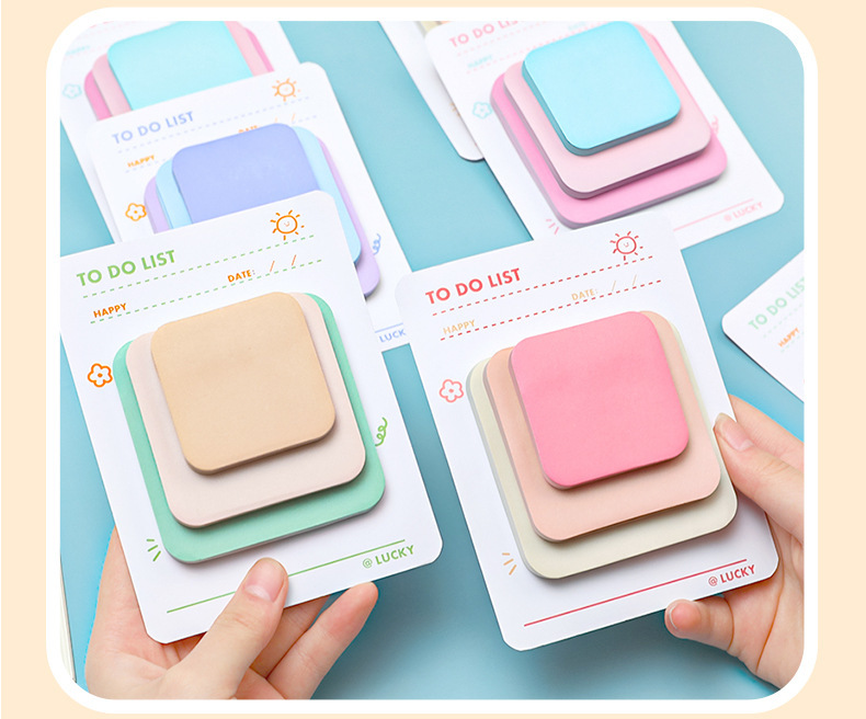 40g Weight Sticky Note Stationery Type 1 Piece Quantity 1 Piece Solid Color Learning Paper Casual Sticky Note