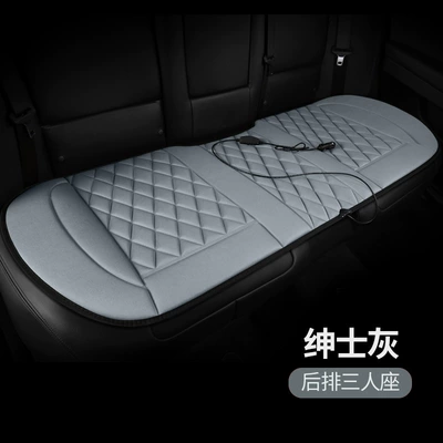 Multi-function pad – quick-heating pad - three-seater-rear-row-gray