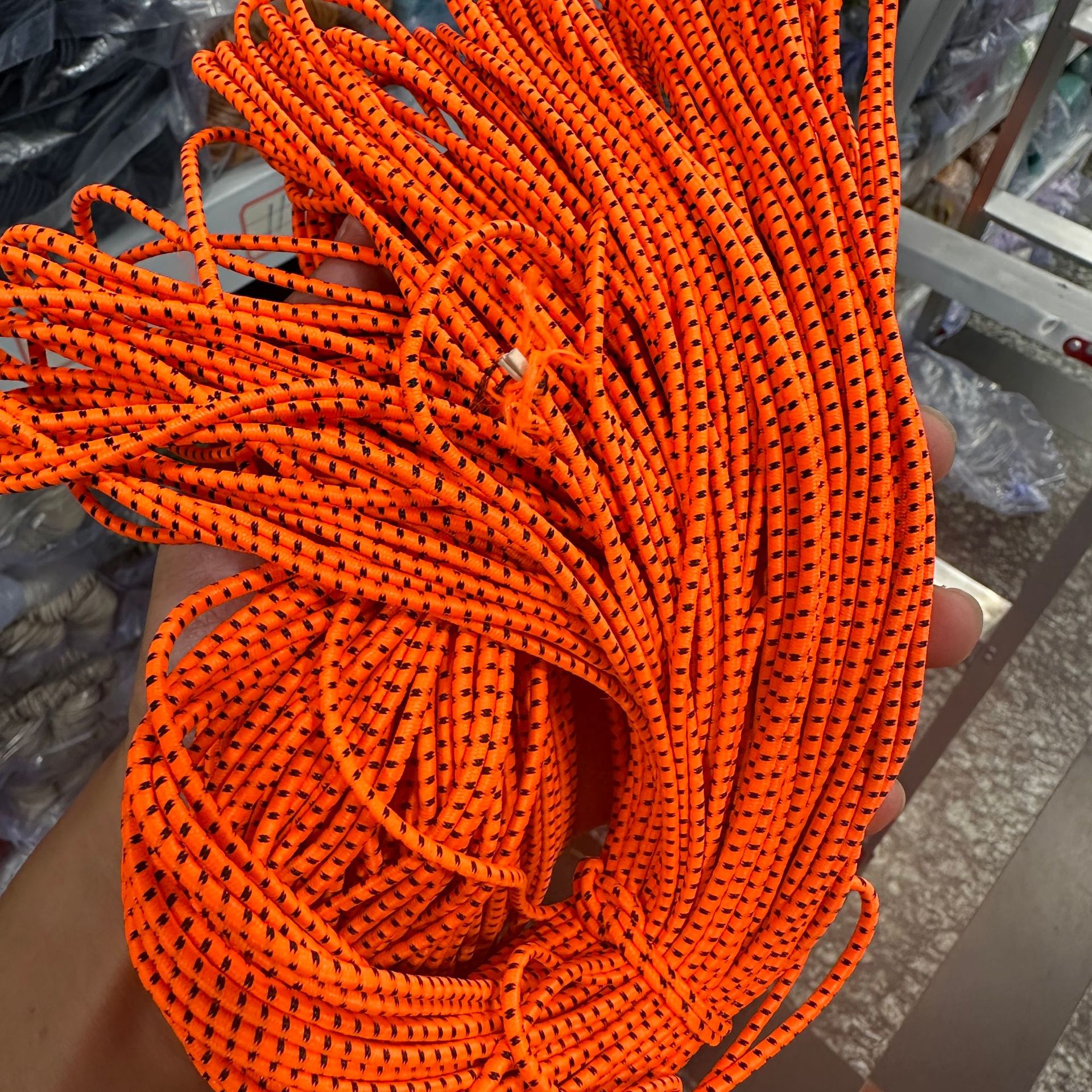 Color redondo elástico 2.5mm látex elástico cuerda de alta elasticidad cuerda de tendón de pluma cuerda elástica