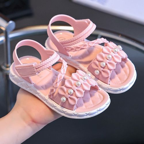 New Summer Girl's Sandals for Girls, Children's Sandals for Big Girls, Students, Outdoors, Breathable, Princess Sandals for Kids