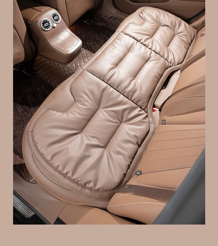 Car seat cushion anti-fouling leather winter single-piece Mercedes-Benz BMW high-end car special rear row integrated three-piece seat cushion