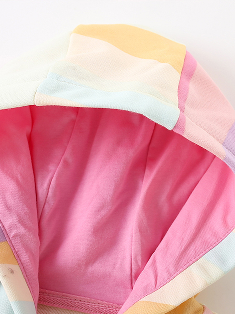 Chaqueta de niña malwee otoño e invierno nuevo estilo rebeca casual con capucha para niños europeos y americanos