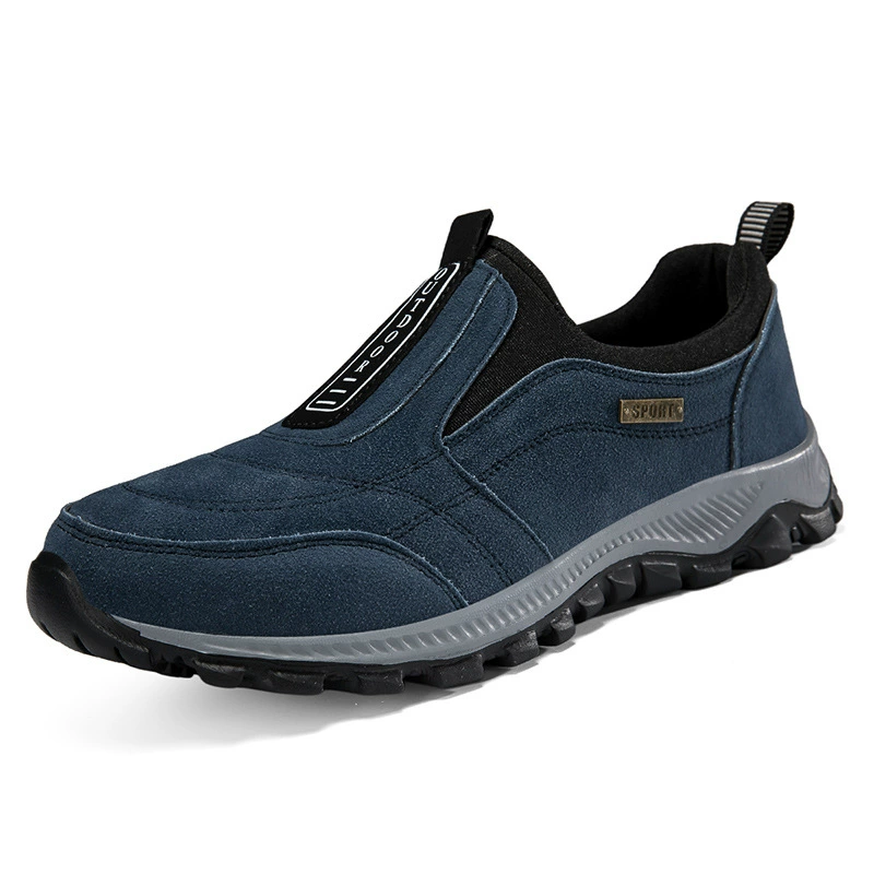 Men's walking shoes for leisure, trend wear-resistant sports shoes, plus size