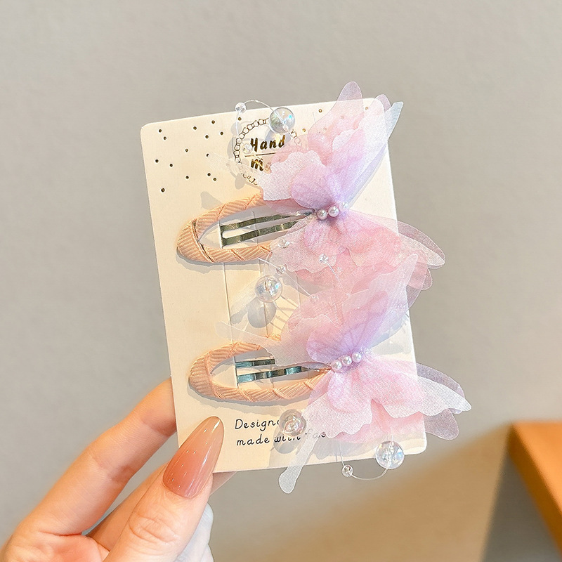 Dopamina adorable clip de cabello para mujeres 2025 nuevo clip lateral de alta gama clip lateral frisa clip de cabello clip de cabello tocado