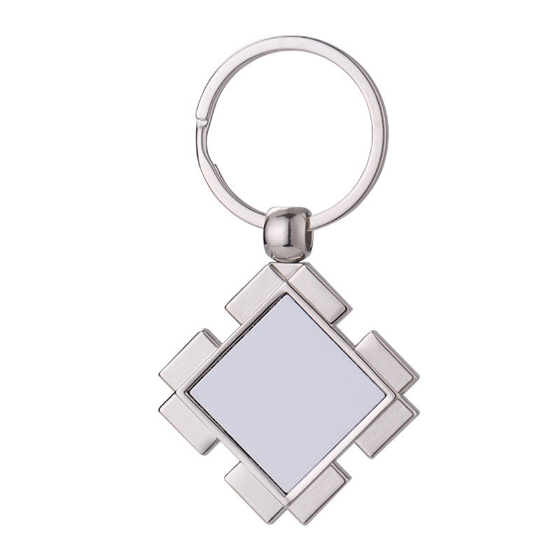 Impresión láser de transferencia térmica de embrión en blanco en stock abre botellas de llave de metal cuchilla caja de cuentas