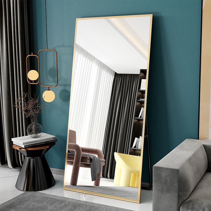 Espejo grande tridimensional, espejo de cuerpo, espejo de piso, espejo de tocador para el hogar, espejo de audición, dormitorio, niña, tienda de ropa en la pared, Amazon image 3
