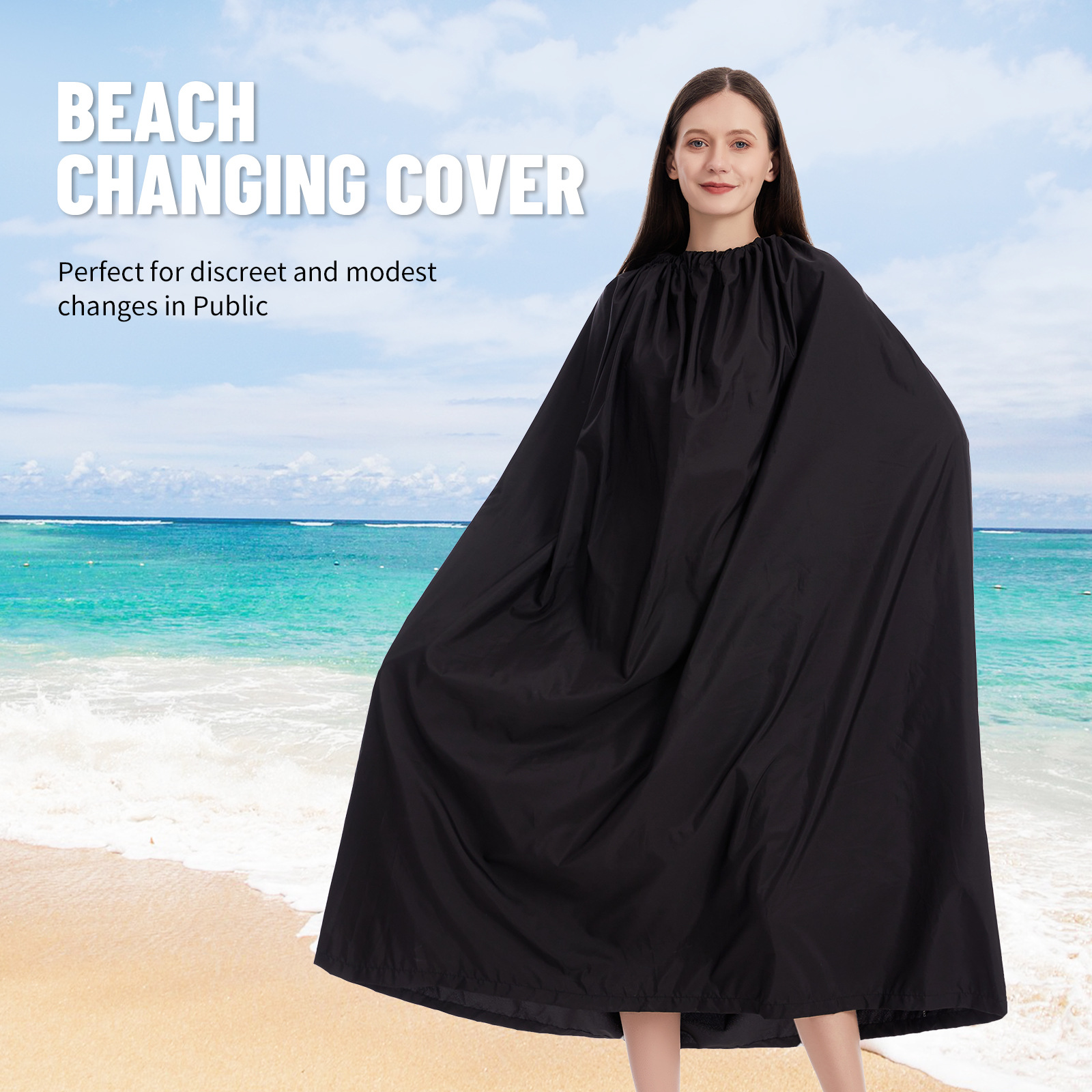 Portable Changing Cover, Beach Outdoor Privacy Cover, Anti-Exposure Dressing Cover, Suitable for Camping, Swimming, and Beach