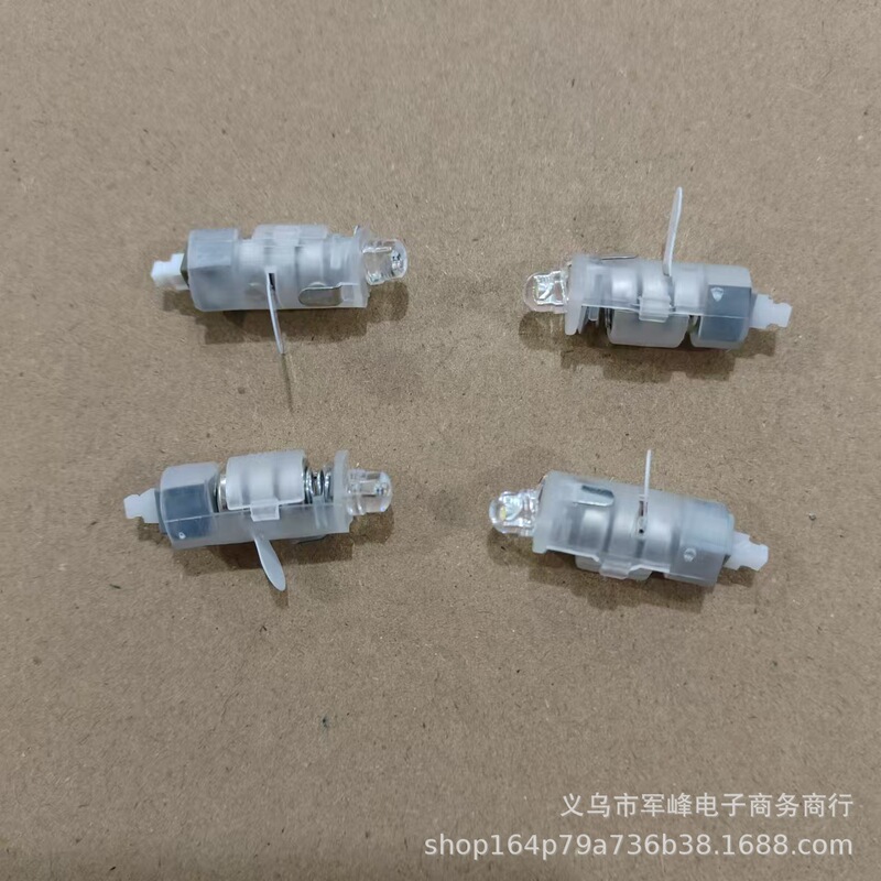 LED self-locking switch lamp Bleo lamp warm colored lamp luminous wick manual diy lamp toy table lamp accessories small lamp