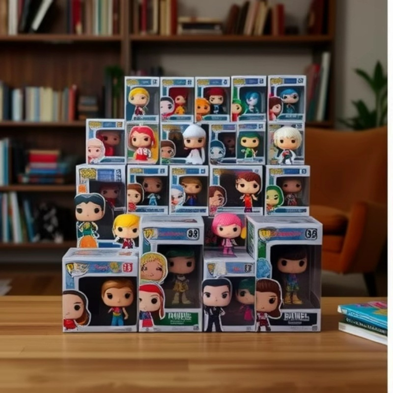 Bella y la bestia viuda negra payaso princesa muñeca caja ciega mano al por mayor pop