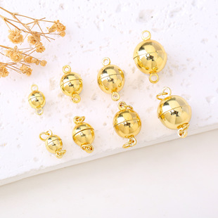 18K����ɫ�A����6--12mm���F�� diy�Ʒ����������β�B�ӿ�