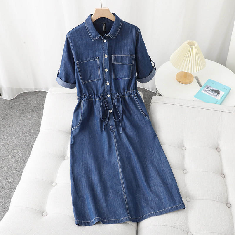 Summer thin denim dress