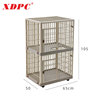 Xin Dingbei separated dog cage with toilet plastic room pet cage with sunroof can move medium large dog nest