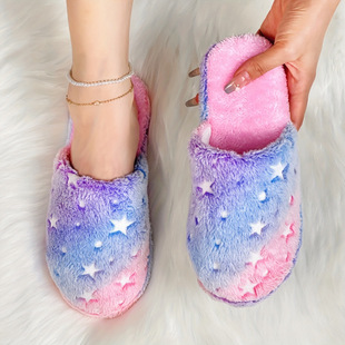 E 44414 Five-point color home slippers ���ǲ�ɫ��ů����