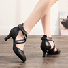 Modern Dance Shoe Ms. Betty 110 Middle High Heel Tight High Heel High Heels wholesale Latin Dance Shoes