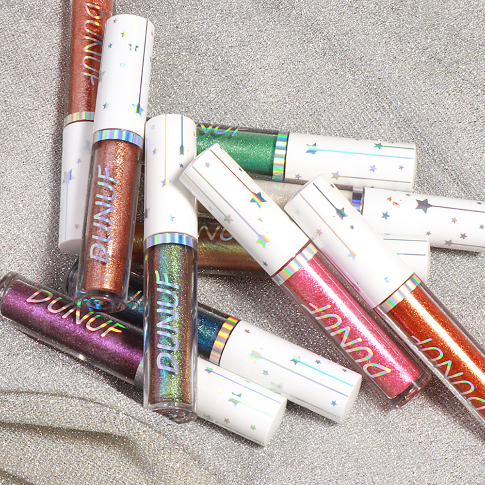 DUNUF 24-color liquid water-based eyeshadow with pearlescent long-lasting water resistance. Check it out! Disclaimer for links undefined