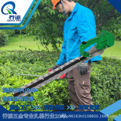 Qiaopai ハンドヘルド家庭用両刃リチウム電池ヘッジトリマー茶摘み機ブラシレス剪定機