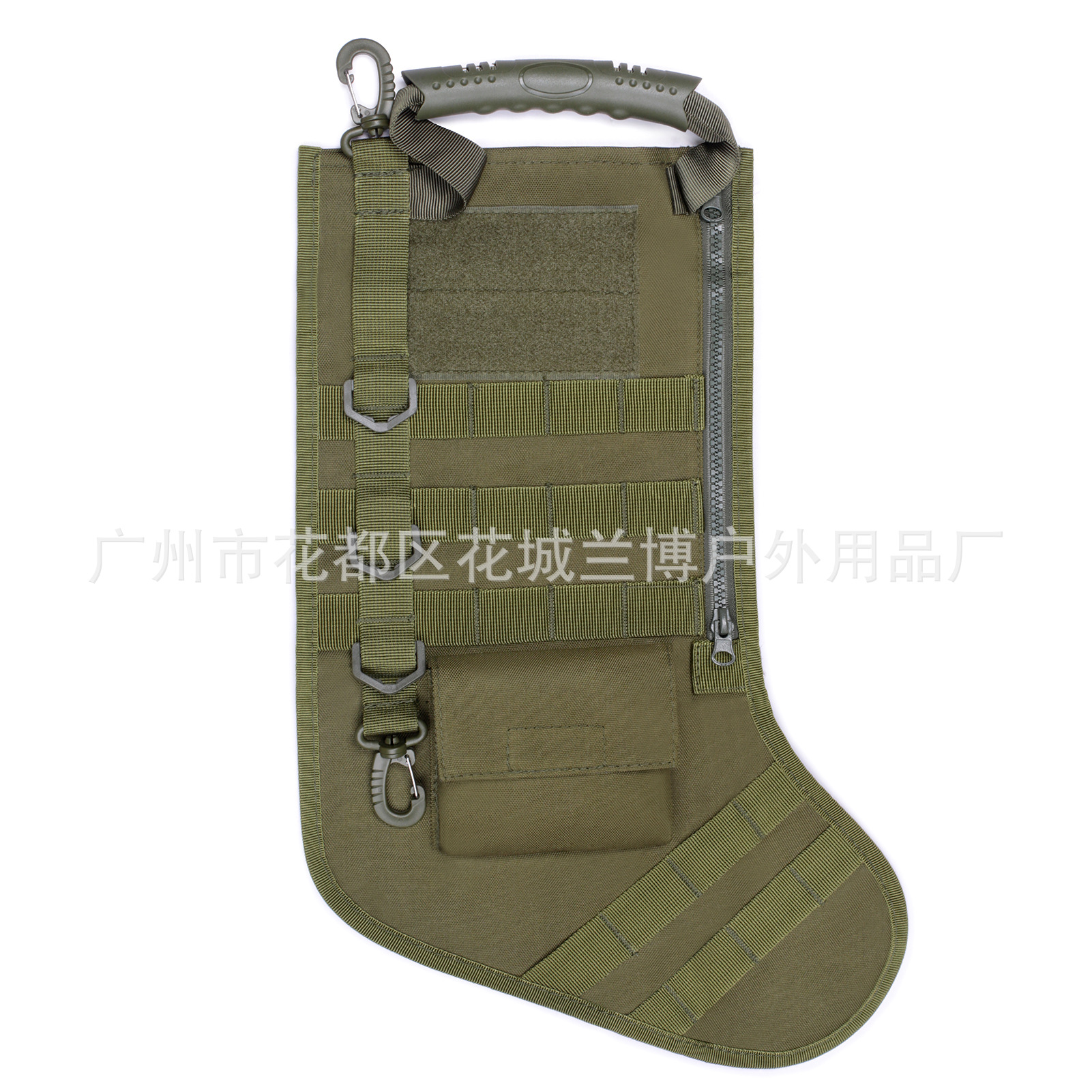 Tactical calcetines de navidad MOLLE bolsa militar paquete de accesorios de almacenamiento bolsa de navidad calcetines colgando adorno deportes al aire libre para adultos