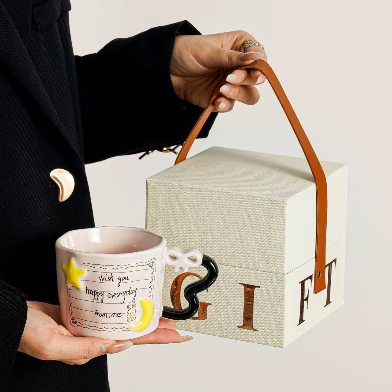 Tazas de niñas de alto valor facial, tazas de agua de alta calidad, regalos de mano, eventos de apertura, cajas de regalo para clientes. image 6