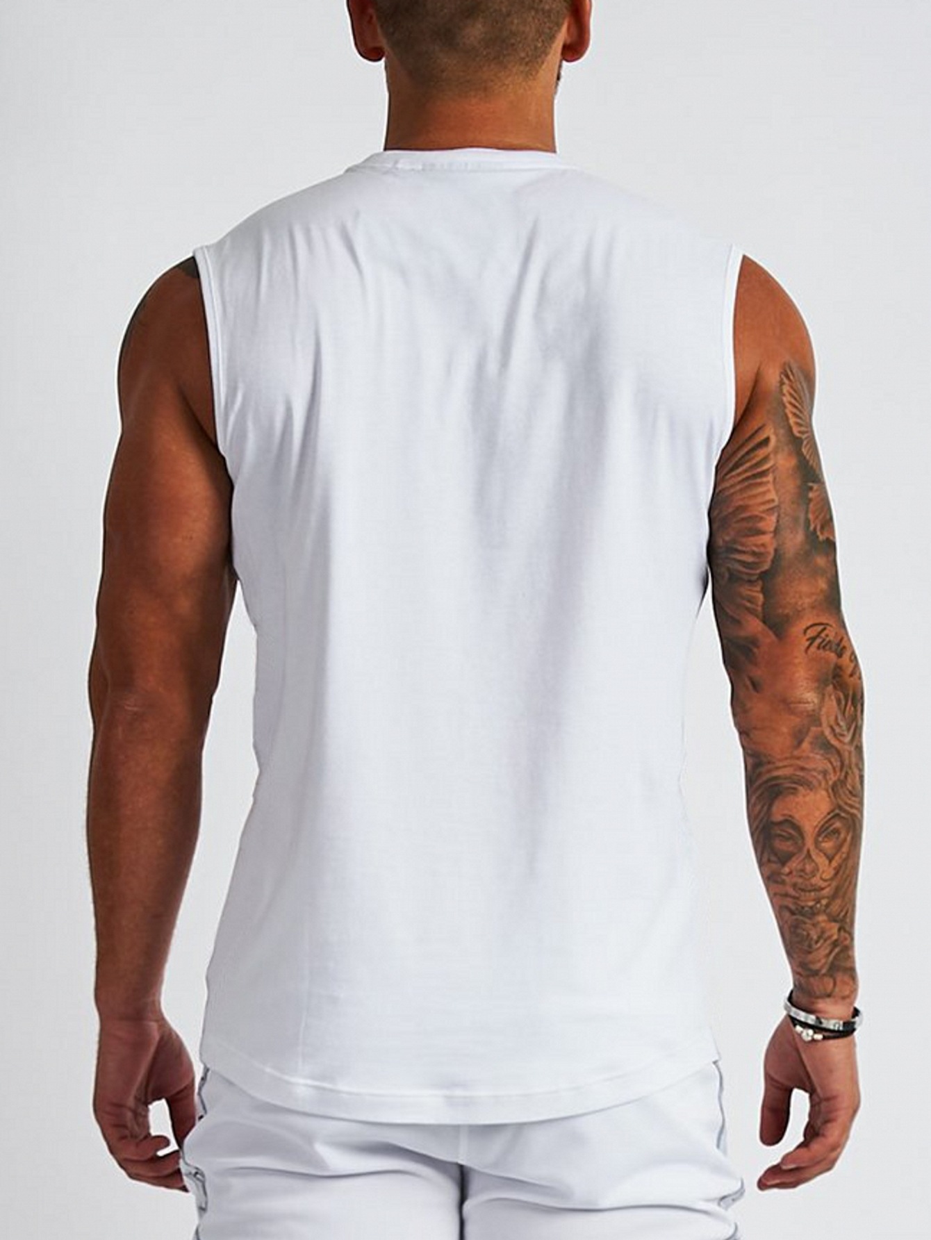 Men's Clothing Sports Vest Quick Drying Solid Color Tank Top For Running And Basketball_viptrois.com