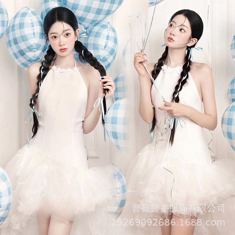 Photo Studio New Birthday Photo Theme Princess Style Atmosphere Sweet Girl Korean Pictorial Style Art Photo Suit