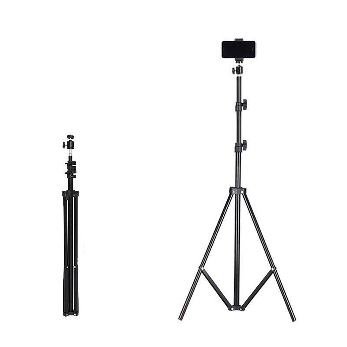 Selfie Stick, supporto da pavimento per fotografia in diretta streaming, treppiede multifunzionale per esterni per telefono_voghion.com