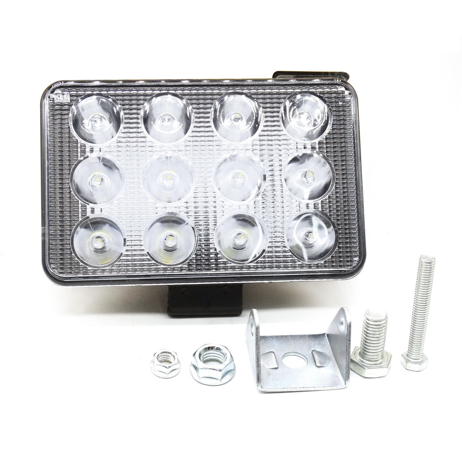 LED 12 cuentas lámpara de trabajo cuadrada (luz blanca) 12v - 80v accesorios de maquinaria de construcción