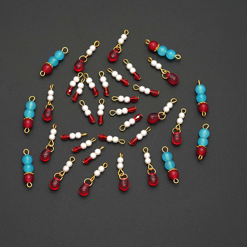 手串材料珍珠链条流苏串珠麻将包延长链珍珠包带礼品装饰配件包链