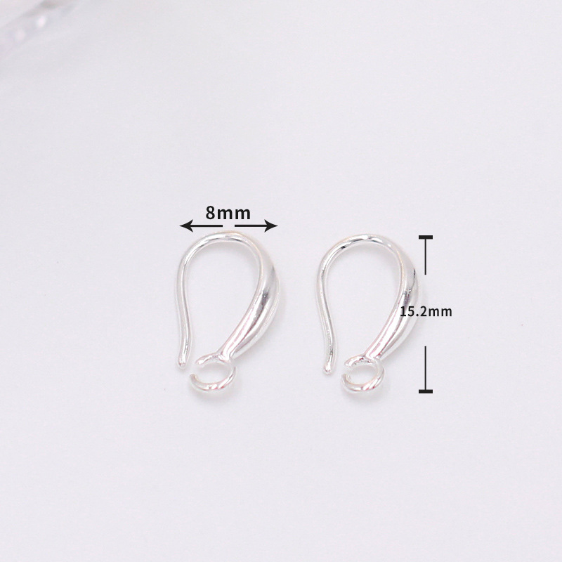 Hook in the thick silver light surface