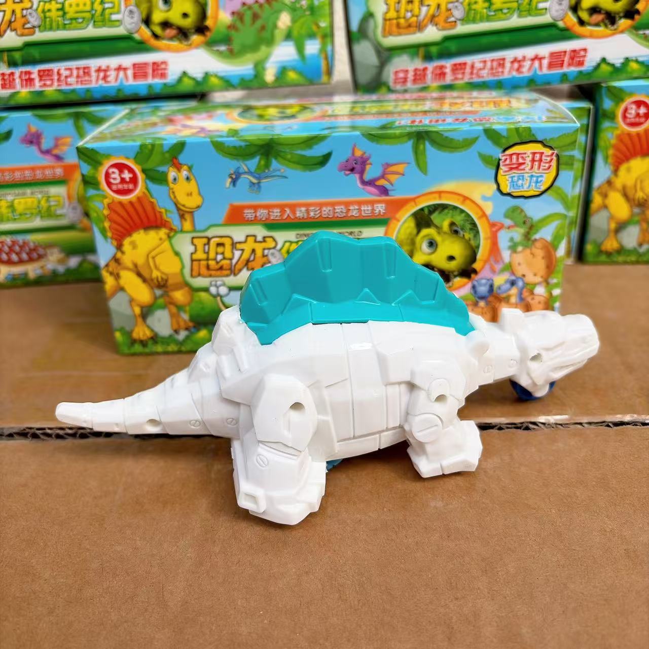 Dinosaurio patina de color caja juguetes para niños deformación carro para niños puestos de venta de 2 yuanes lotes de grandes almacenes