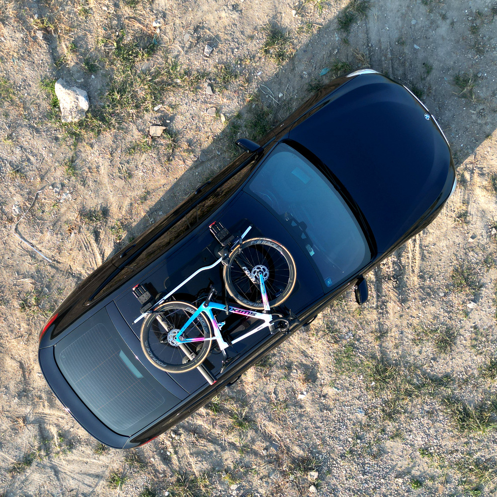KW pro roof bike retractor roof road roof rack flat bracket flat bike rack