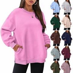 2025欧米の対外貿易の越境の婦人服のアマゾンの爆発的な丸首のカバーの頭の超大きいゆったりとしたガウンの現物のバッチ