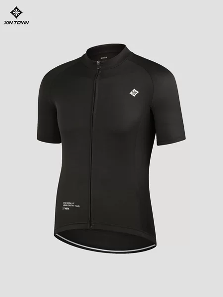 Xintown Pure Color Short Top Casual Quick-Drying Mesh Cycling Clothing Mountain Bike Summer Cycling Clothing Men's Sports
