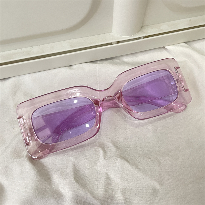 レトロな円枠サングラス紫色のドーパミンギャルメガネ男紫外線防止近視サングラス女性の丸い顔