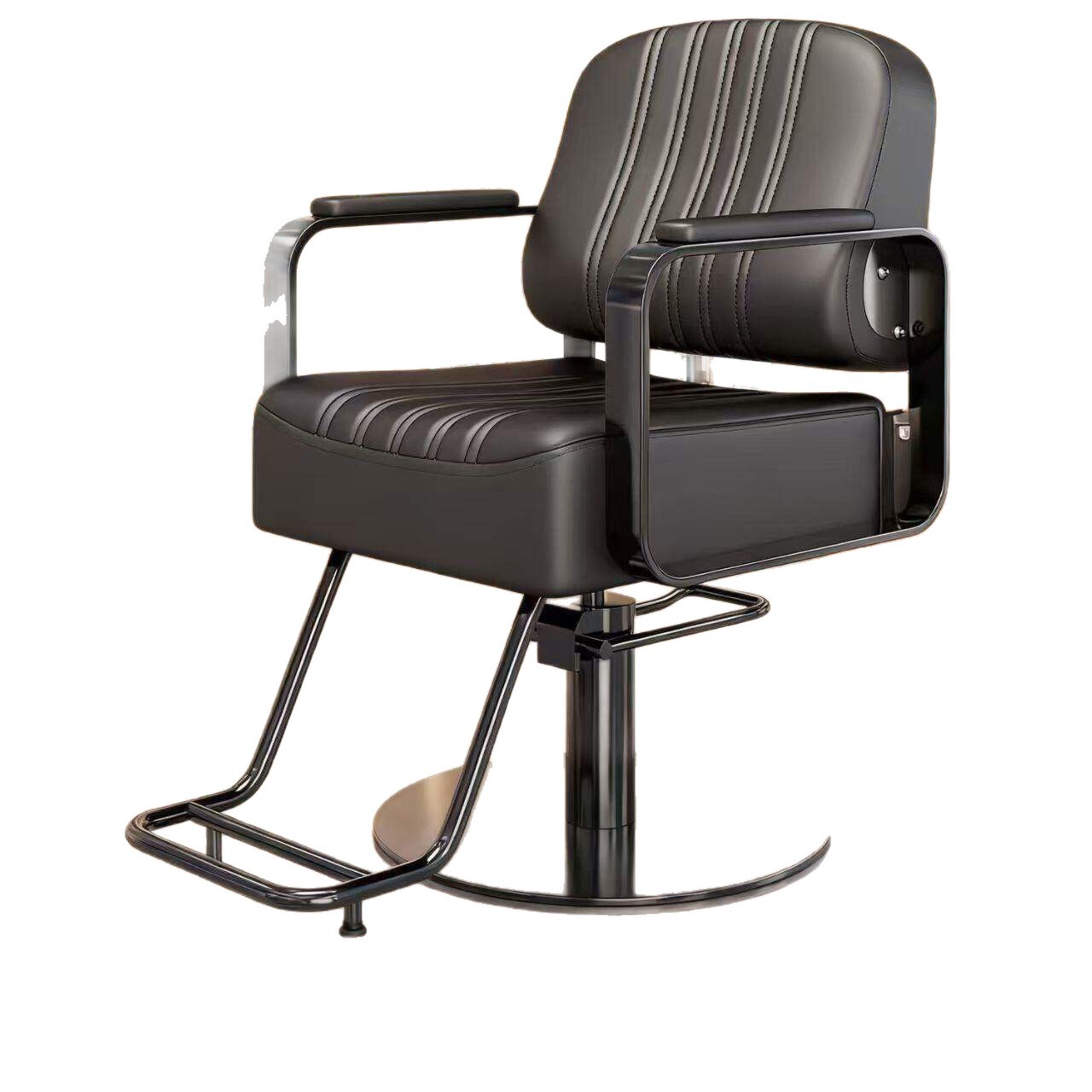 Silla de barbería red red de barbería de marea roja silla de corte de pelo salón de peluquería especial silla de corte de pelo elevable asiento de caída silla de barbería