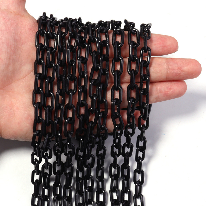 カラーアクリルチェーンバックルストラッププラスチックチェーン装飾バックルチェーン diy 手作りジュエリーアクセサリー|undefined