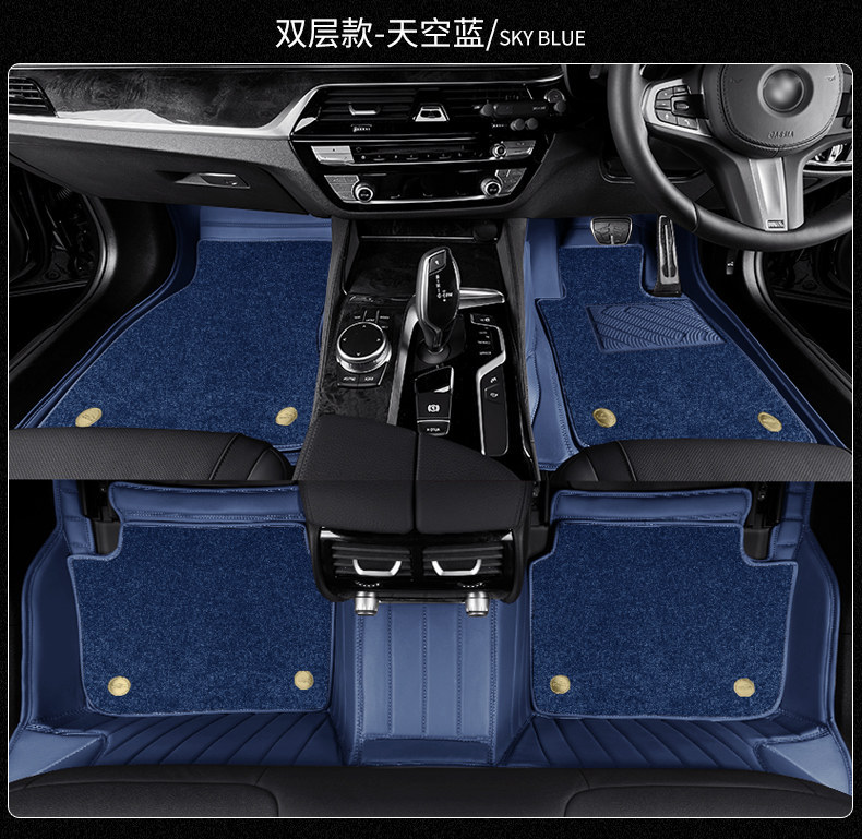 Suitable for 10-25 models of Toyota Prado right-hand drive, full coverage floor mats LC250, right-hand drive carpet