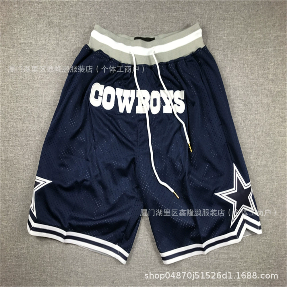 Американские карманные штаны Timberwolves NFL Lakers Clippers Bucks Heat Magic Mavericks Celtics Гортензиевые штаны