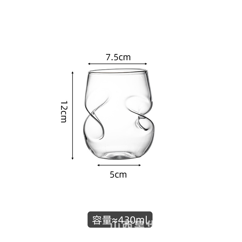 Copa de cóctel borosilicato Navidad sola caja ELK taza alta color valor bar red vino creativo