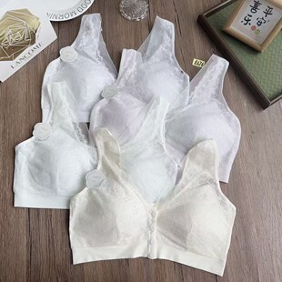 Hand loop bag, thin cloth, lace underwear, plus size, front lock, beautiful back