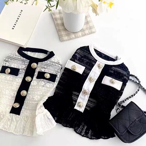 Pet Dog Cat Skirt Sweet Summer Teddy Bichon Pomeranian Small Dog Summer Princess Skirt