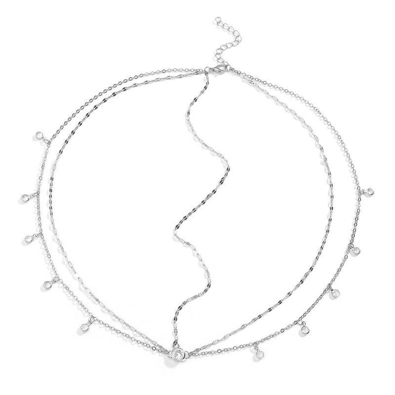 Cadena de frente de diamante de novia colgante multicapa para mujeres brillante joyas de cabello de moda europea y americana de alta calidad accesorios de vestido de boda