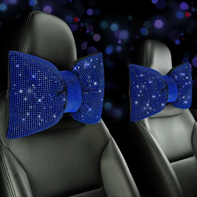 Headrest Car Accessories Set, Headrest - blue-one-size-fits-all