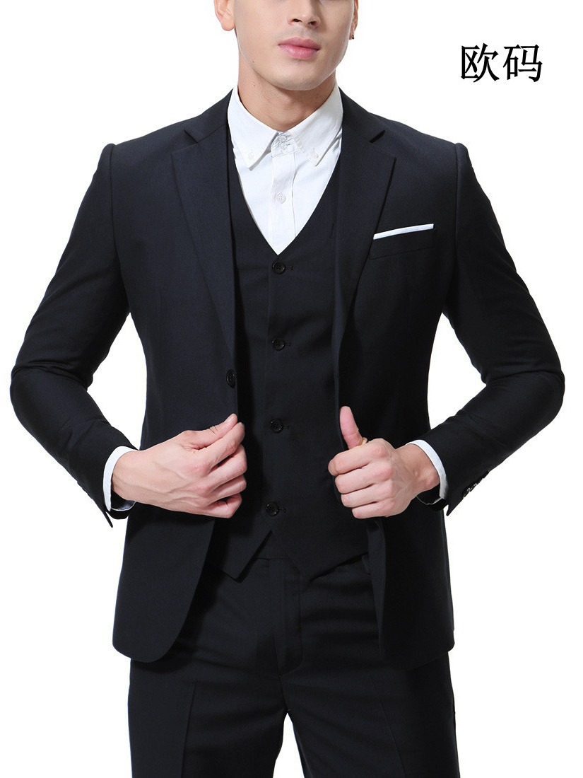2023 Código europeo de comercio exterior para hombres de negocios traje casual traje de tres piezas novio mejor hombre traje de banquete de boda hombres