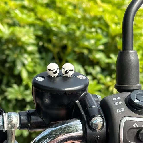 Small Sheep Car Ornament Car Interior Decor Cute Car Center Console Electric Vehicle Rear View Mirror Decorative Accessories Variety Pack