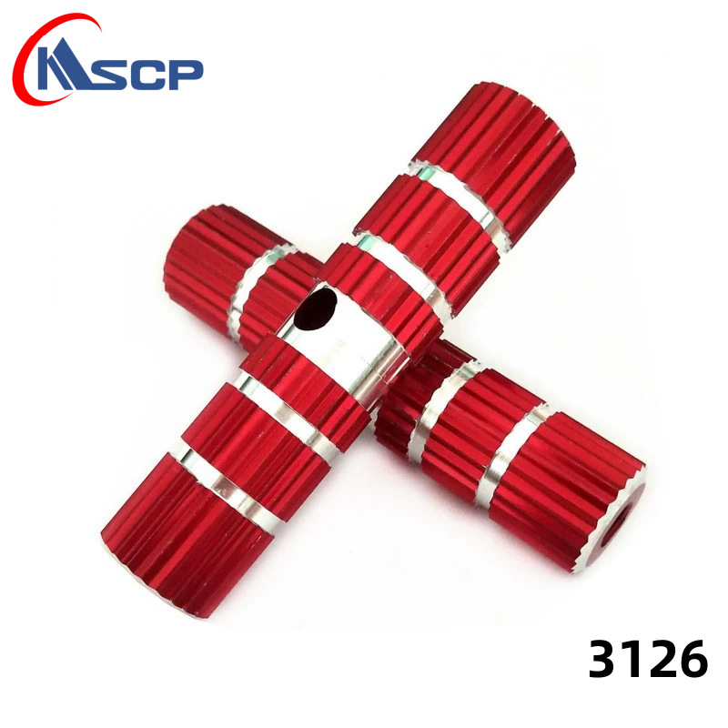 Bicicleta columna de aluminio Barra de pie cilíndrica bicicleta de montaña varilla de pedal columna de pie sólido cohete cilindro accesorios al por mayor