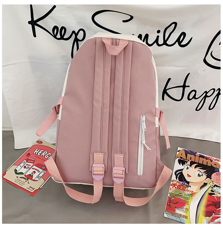 Korean Style Hit Color Nylon Cloth Backpack Wholesale Nihaojewelry display picture 26