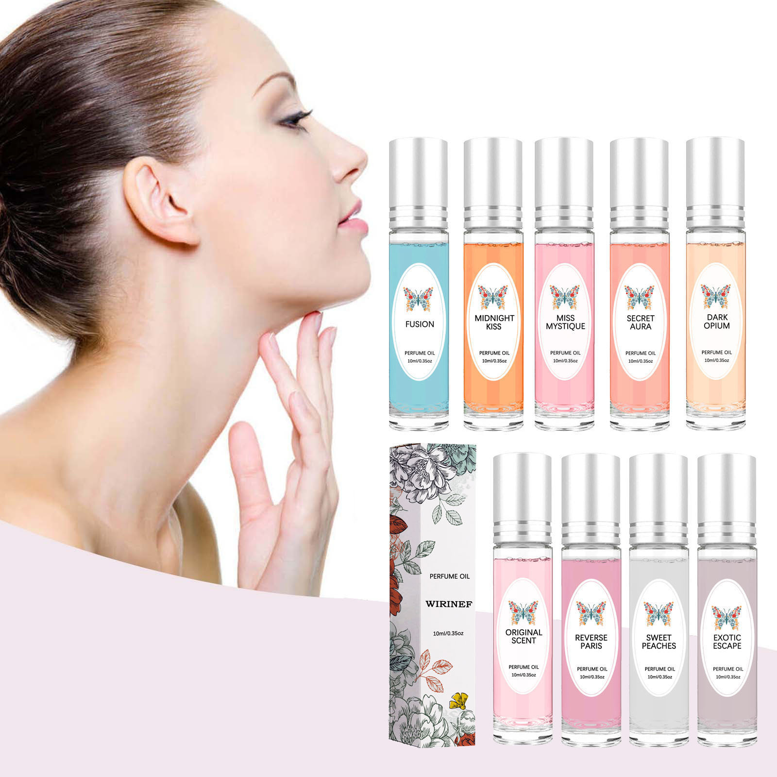 50g Weight Perfume Type Of Cosmetics Plastic Material Multicolor Pattern Casual, Vacation Style Multicolor Casual Vacation Perfume Personal Care 8