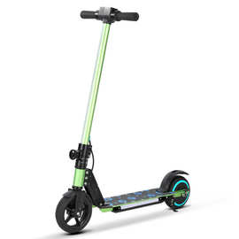 跨境铝合金儿童滑板车 电动scooter站骑车减震代步迷你电动车折叠